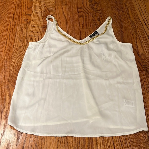 NWT Robertson + Rodeo Woman’s Chain V Neck Satin Tank Size XS - Picture 1 of 4
